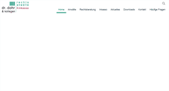 Desktop Screenshot of kanzlei-dr-dohr.de